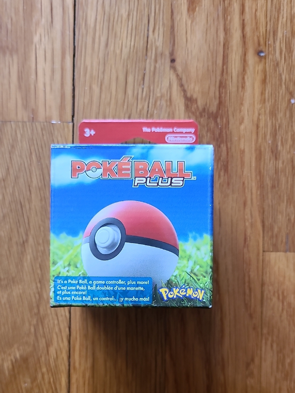 Pokemon Poké Ball Plus Box - Red, White & Blue Artwork
